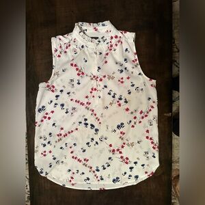 Ann Taylor Tank Floral Blouse